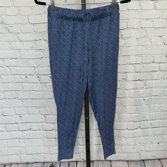 Lounge Pants with Drawstring Waistband Blue - Picture 1 of 3